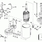 E100WTLCUA Electric starter & solenoid american bosch 20702-21-mo30...