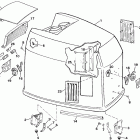 E225TXCUB Engine cover - johnson - 200stl