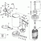 E150TXCUR Electric starter & solenoid american bosch 08142-23-mo30...