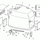 E200STLCDR Engine cover - johnson - 200tx / 225