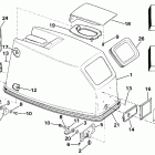 E40ECDE Engine cover - johnson rope start only