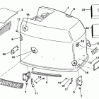 E200STLCDR Engine cover - evinrude - 200tx / 225