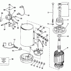 E155WTXCDR Electric starter & solenoid american bosch 08142-23-mo30...
