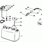 E45RCLCDS Fuel tank with gauge
