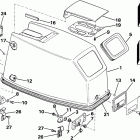 E40RCOB Engine cover - johnson rope start only