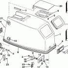 E40RCOB Engine cover - evinrude rope start only
