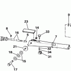 E15RCOB Steering handle & throttle control