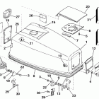 E40TECRM Engine cover - evinrude electric start models