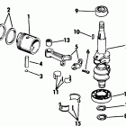E8RCRM Crankshaft & piston - 6 / 8