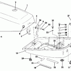 E8RCRM Engine cover - 6 & 8 evinrude models
