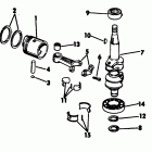 E5RHLCTA Crankshaft & piston-7.5