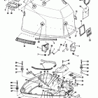 E115MLCTE Motor cover-evinrude