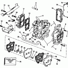 E5RHLCTA Cylinder & crankcase-4.5 & intake manifold