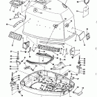 E175TRLCNB Motor cover-evinrude