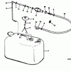 E35RLCND Fuel tank without gauge