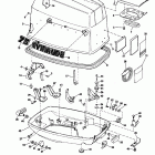 E75TRLCNB Motor cover - evinrude