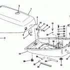 E5RHCIC Motor cover,7.5  johnson models