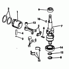 E5RHCIC Crankshaft & piston-7.5