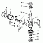 E5RHCIC Crankshaft & piston-4.5