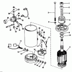 E115TXCIM Electric starter & solenoid american bosch 17916-20-m030...