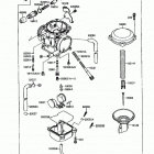 Mojave 250 (KSF250-A4) Карбюратор
