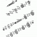 Mojave 250 (KSF250-A4) Трансмиссия