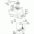 Mojave 250 (KSF250-A4) Топливный бак