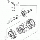 Mojave 250 (KSF250-A4) Сцепление