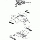 Mojave 250 (KSF250-A7) Наклейки