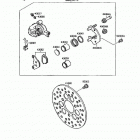 Mojave 250 (KSF250-A4) Передний суппорт тормозной