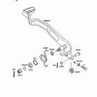 Mojave 250 (KSF250-A4) Педаль тормоза