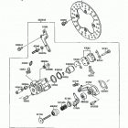Mojave 250 (KSF250-A4) Задний суппорт