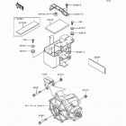 Bayou 300 4X4 (KLF300-C2) Короб для АКБ