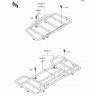 Bayou 300 4X4 (KLF300-C2) Багажник-кузов