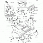 Bayou 300 4X4 (KLF300-C2) Заднее крыло