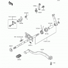 Bayou 300 4X4 (KLF300-C2) Механизм переключения передач
