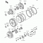 Bayou 300 4X4 (KLF300-C2) Сцепление