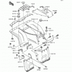 Bayou 300 4X4 (KLF300-C2) Переднее крыло(ья)