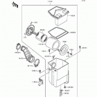 Bayou 300 4X4 (KLF300-C2) Воздухозаборник