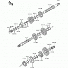 Bayou 300 4X4 (KLF300-C2) Трансмиссия