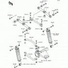 Bayou 300 4X4 (KLF300-C2) Задняя подвеска