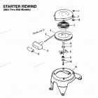 H005211PE Starter Rewiind (88a Thru 89a Models)