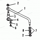 H150422PX Комплект Тяги рулевого механизма
