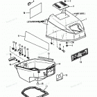 H009211PD Top Cowl (90a Thru 92b & Ser. # E000001 Thru E127699)
