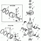 H0704124D Коленвал и поршни