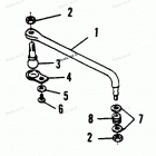 H150412NE Комплект Тяги рулевого механизма