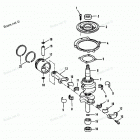H015201NS Crankshaft And Piston (88a-92b & Ser. # E000001 Thru E12...