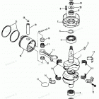 H040312NE Коленвал и поршни