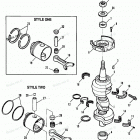 H070312NE Коленвал и поршни