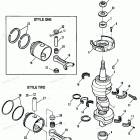 H0708F91B Коленвал и поршни
